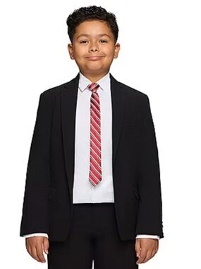 Van Heusen Single Breasted Black Suit Jacket Blazer